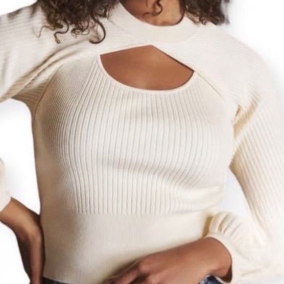 Anthropologie Maeve‎ Courtney Twofer Pullover Sweater Plus Size 3X - Picture 2 of 11